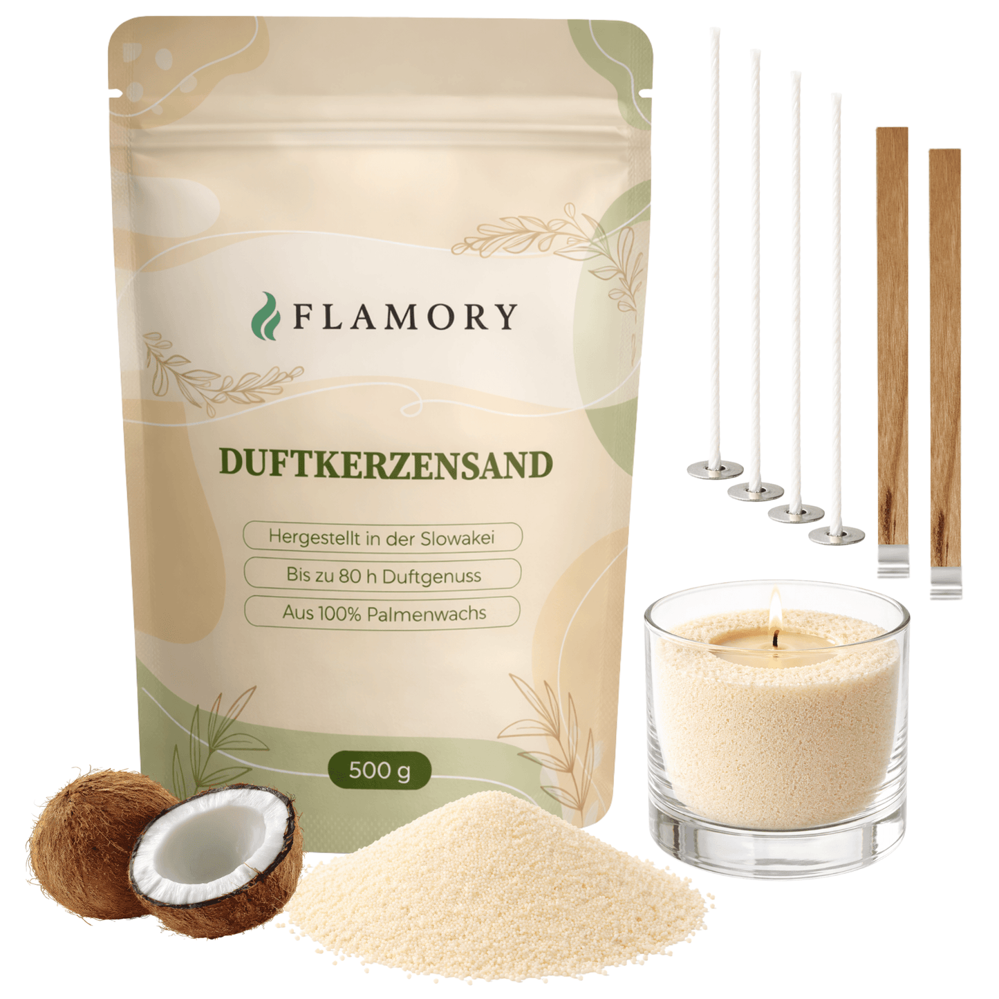 Flamory Duftkerzensand (500 g)