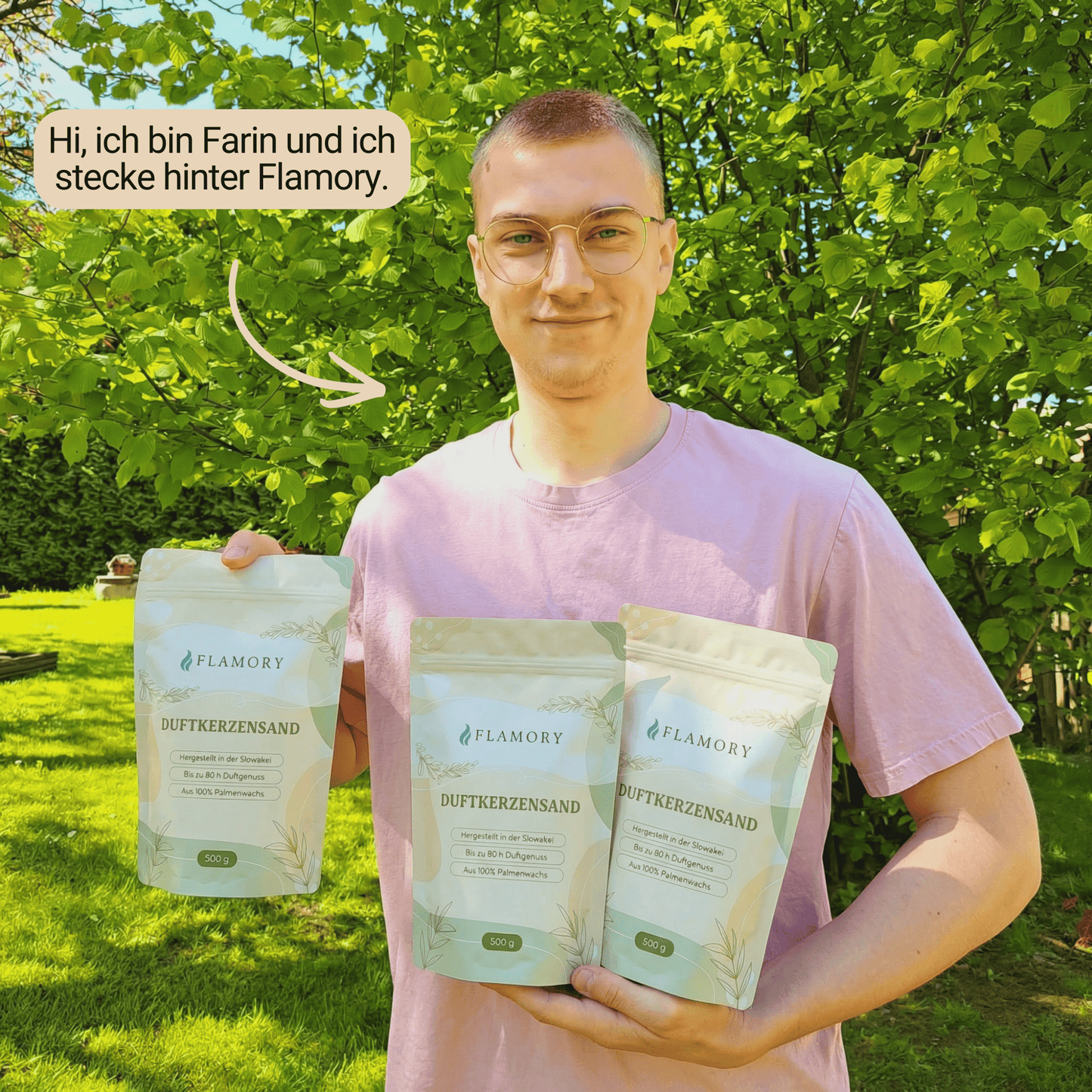 Flamory Duftkerzensand Probierset 6 x 150g