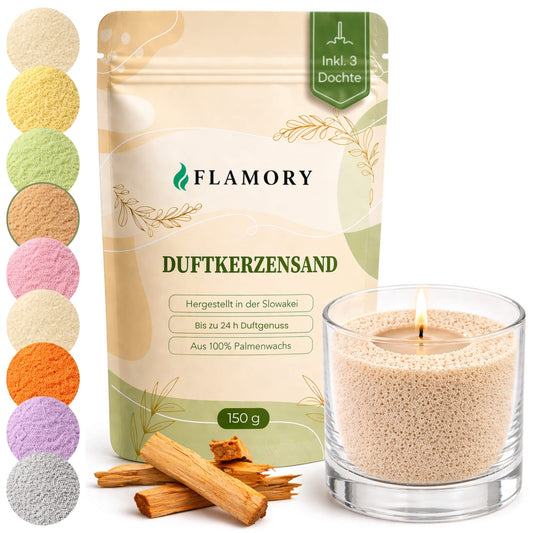 Flamory Duftkerzensand Probiergröße (150g)