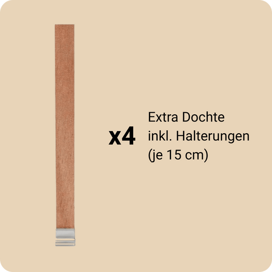 Wooden wicks – set