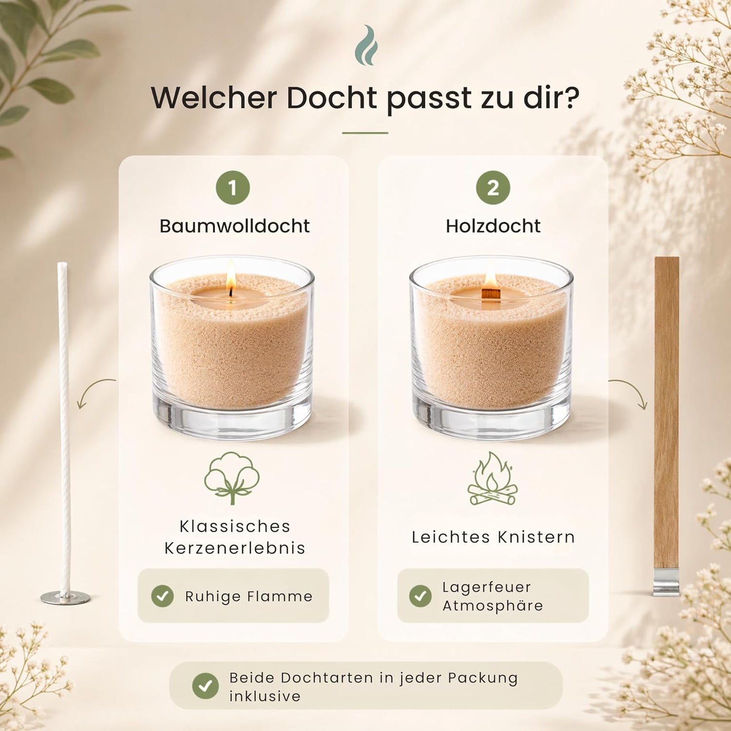Flamory Duftkerzensand (500 g)