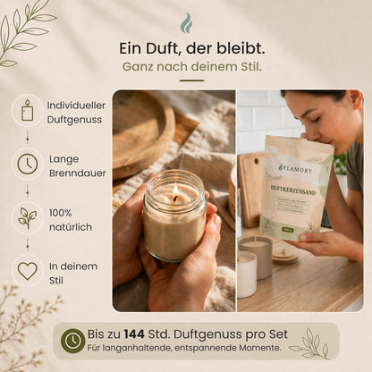 Flamory Duftkerzensand Probierset 6 x 150g