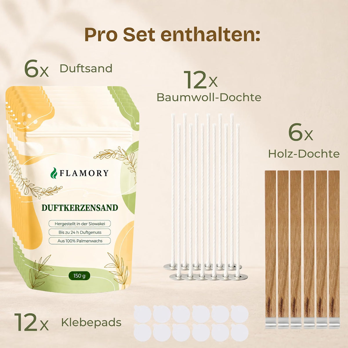 Duftkerzensand Discovery Set 6x150g