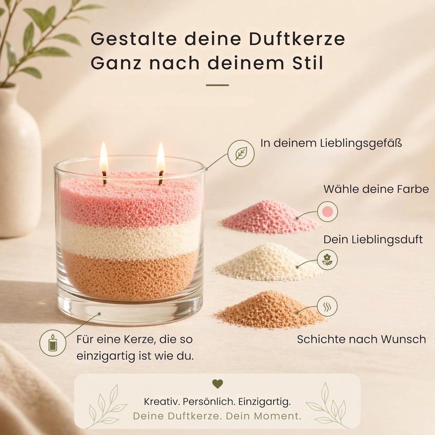 Flamory Duftkerzensand (500 g)