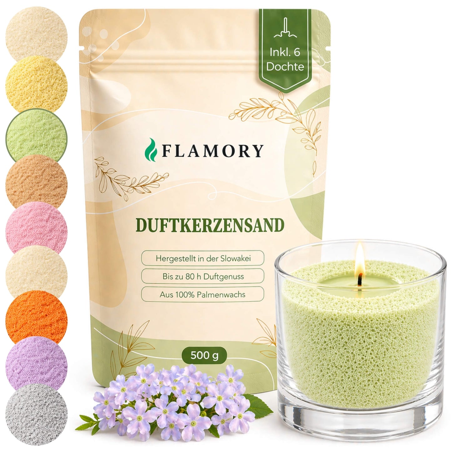Flamory Duftkerzensand (500 g)