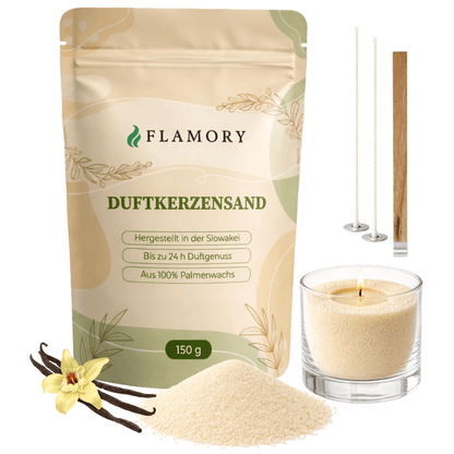 Flamory Duftkerzensand Probiergröße (150g)