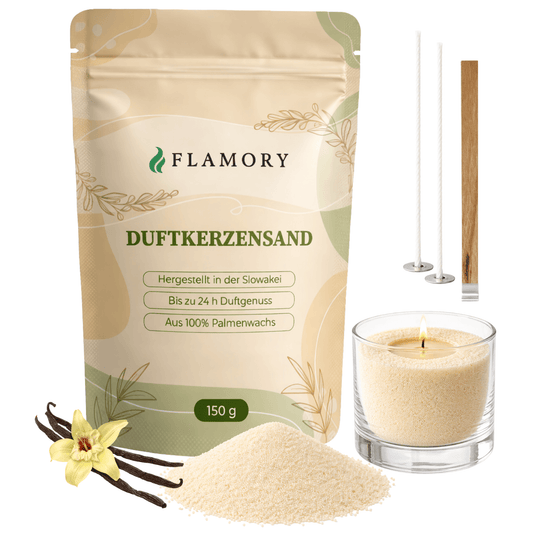 Flamory Duftkerzensand Probiergröße (150g)