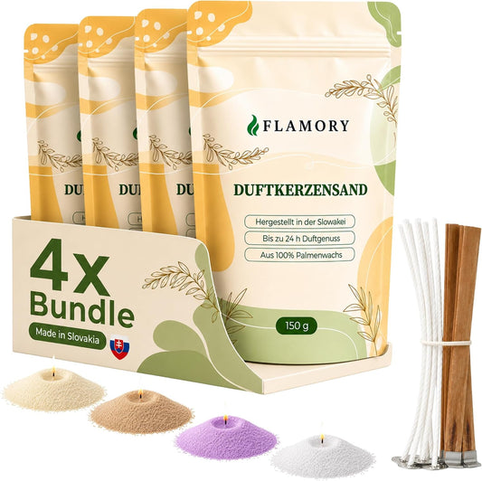 Duftkerzensand Wellness Set 4x150g