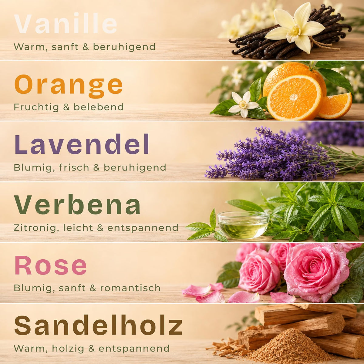 Duftkerzensand Discovery Set 6x150g