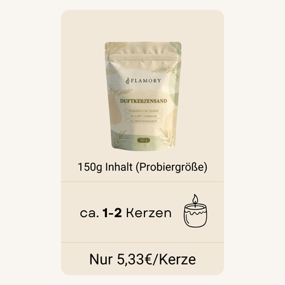 Flamory Duftkerzensand Probiergröße (150g)