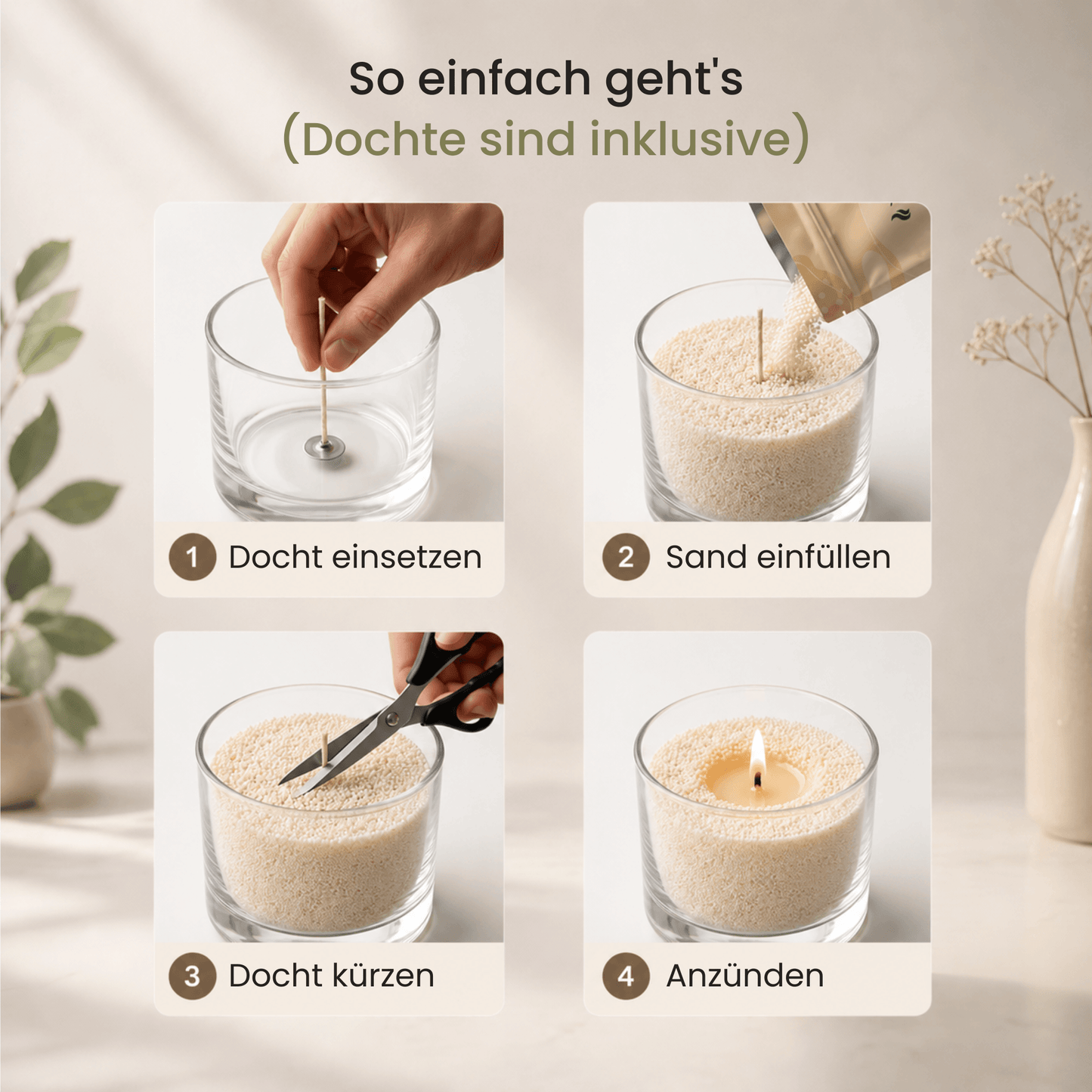 Flamory Duftkerzensand (500 g)
