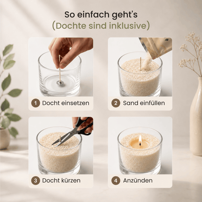 Flamory Duftkerzensand (500 g)