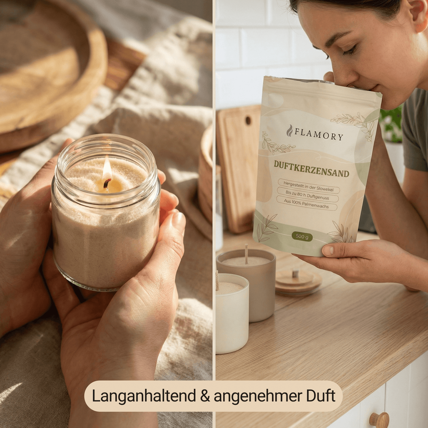 Flamory Duftkerzensand Probiergröße (150g)
