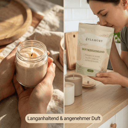 Flamory Duftkerzensand Probiergröße (150g)