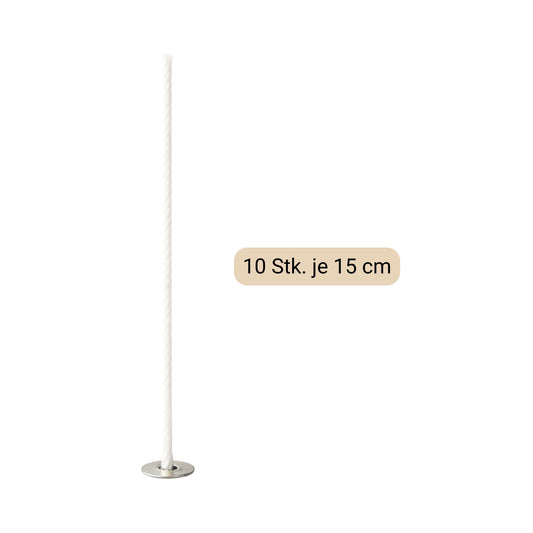 Baumwolldocht je 15 cm