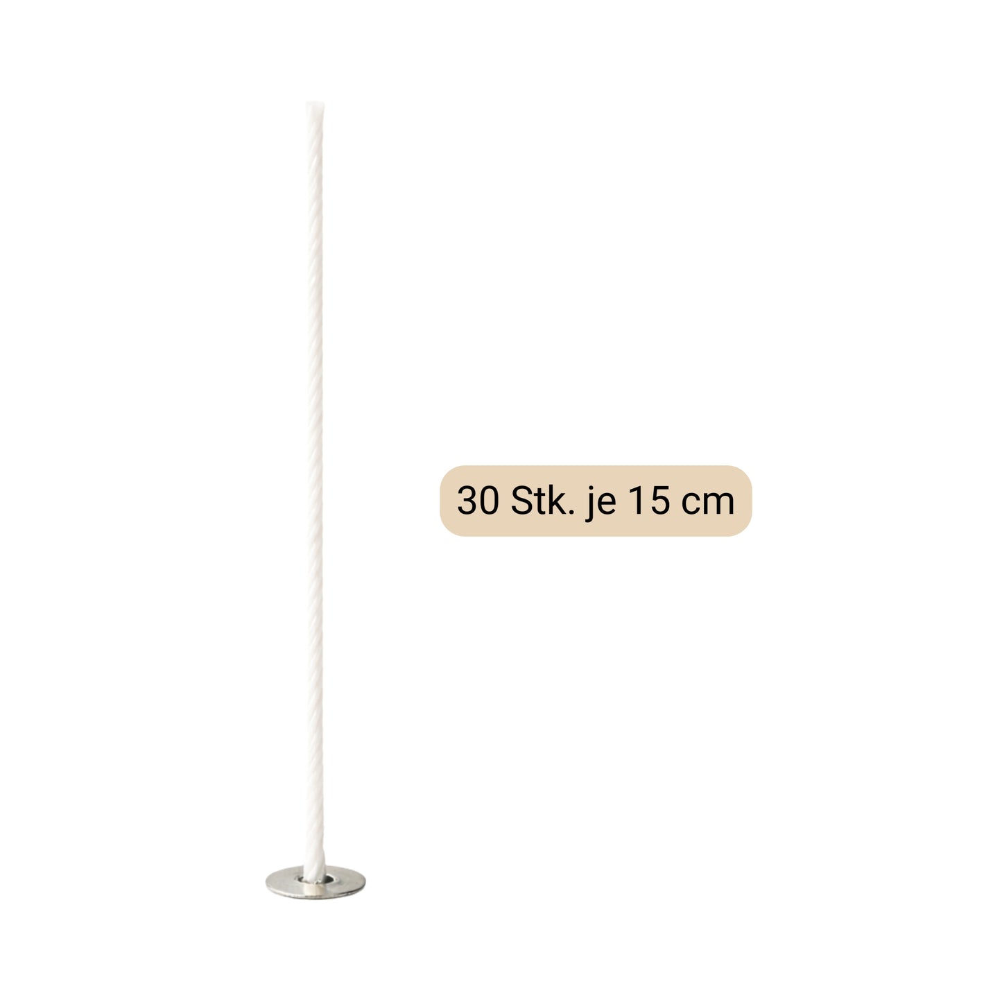 Baumwolldocht je 15 cm
